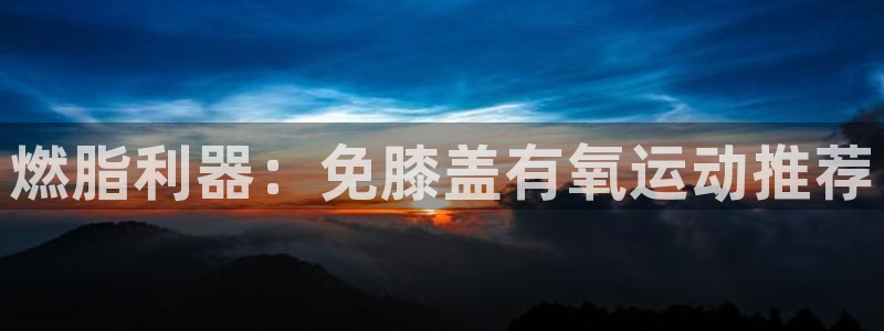 尊龙凯时有限公司：燃脂利器：免膝盖有氧运动推荐