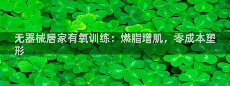 尊龙凯时几百万怎么下款：无器械居家有氧训练：燃脂增肌