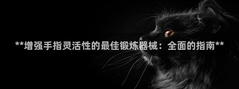 尊龙d88官网登录：**增强手指灵活性的最佳锻炼器械