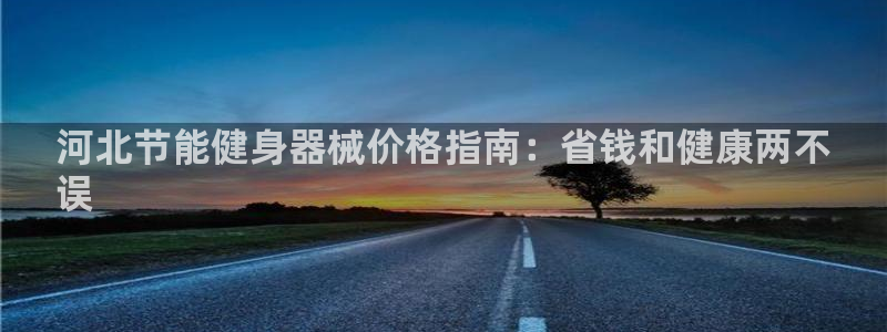 尊龙官网手机版下载：河北节能健身器械价格指南：省钱和