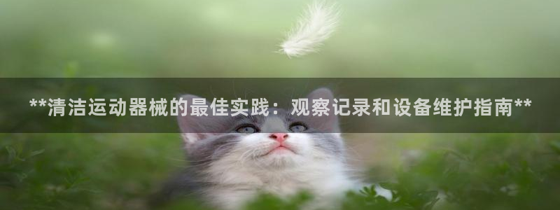 凯时登录首页,凯时K66：**清洁运动器械的最佳实践