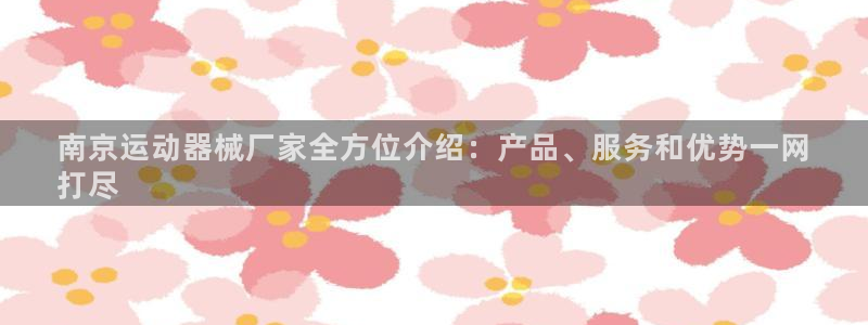 尊龙人生就是一博!：南京运动器械厂家全方位介绍：产品