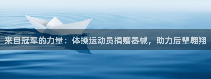 尊龙凯时提款一直审核中：来自冠军的力量：体操运动员捐