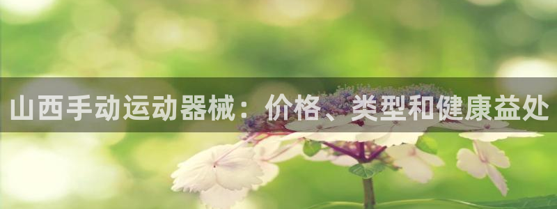 尊龙app登录不了：山西手动运动器械：价格、类型和健