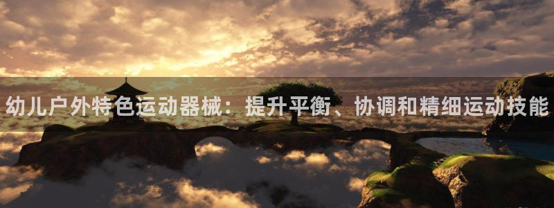 尊龙凯时论坛：幼儿户外特色运动器械：提升平衡、协调和精细运动